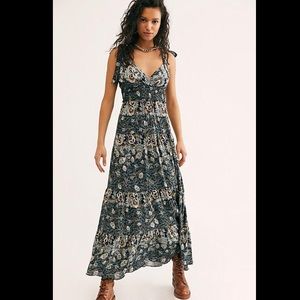Free People Let’s Smock About It Maxi Dress